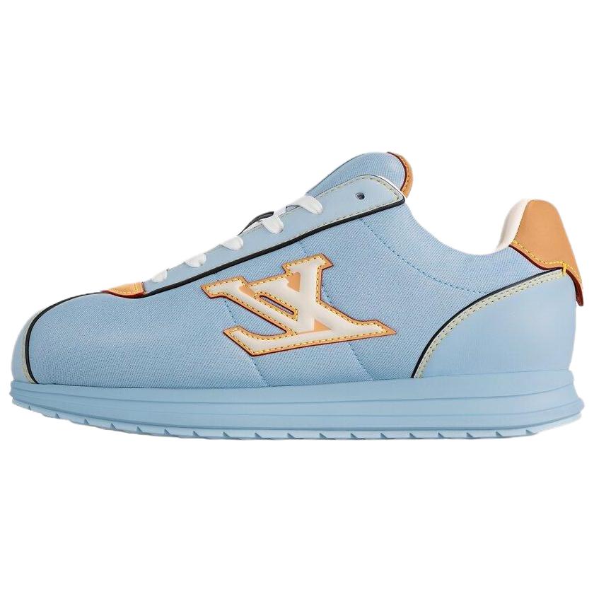 

LOUIS VUITTON Nigo Collaboration FW25 Buttersoft низкие повседневные кроссовки мужские Blue