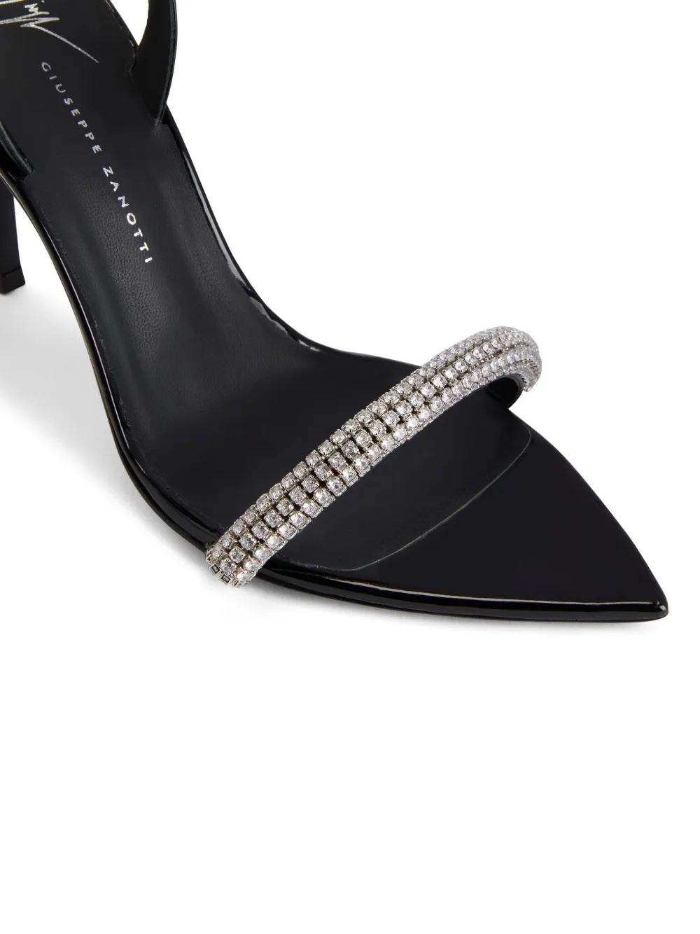 Босоножки Intriigo Galassia 90 Giuseppe Zanotti, черный — фото 4
