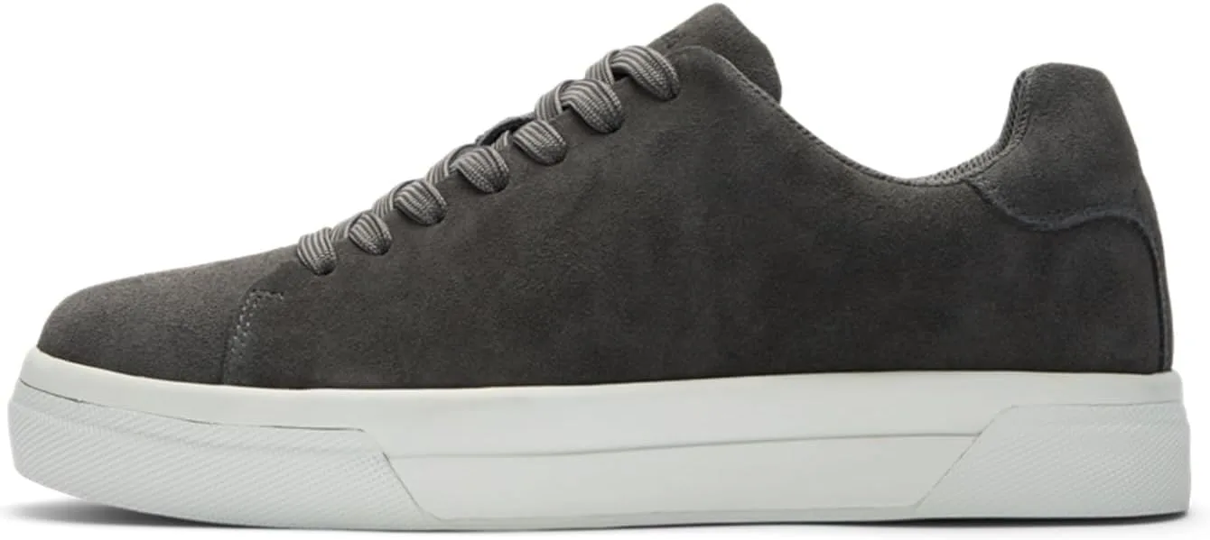 Мужские массивные замшевые кроссовки Slhdavid Chunky Suede Trainers 2.0 Noos Selected Men, темно-серый — фото 2
