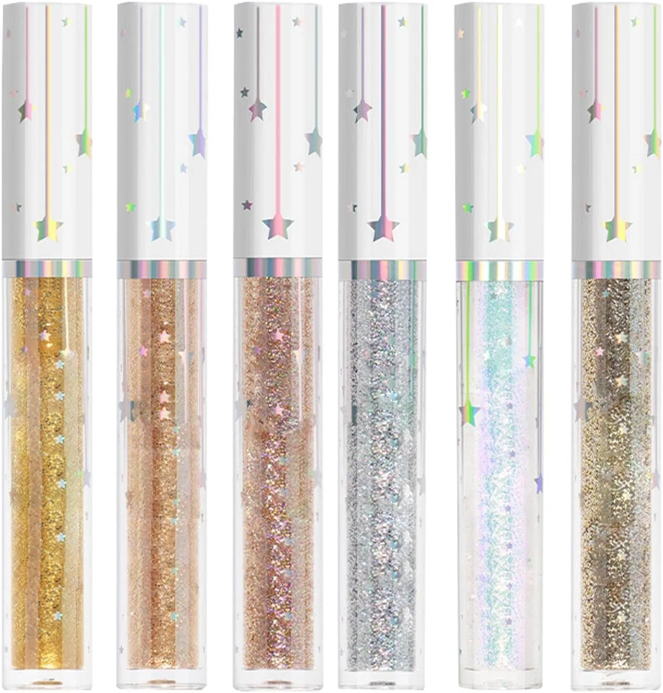 Подводка для глаз Vista Waterproof Glitter Eyeliner, 6 цветов, 02#