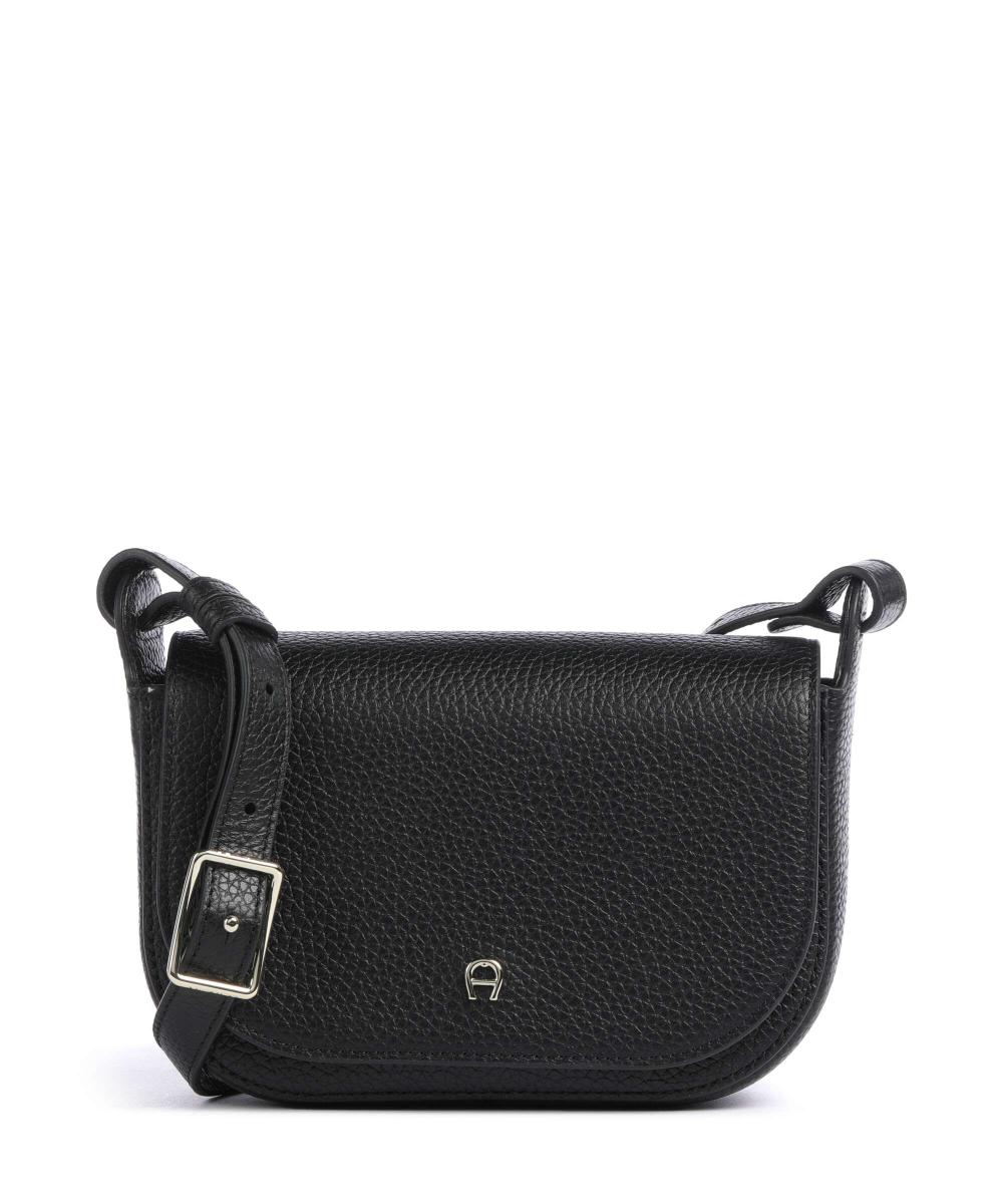

Сумка через плечо Pura s из зернистой коровьей кожи Aigner, черный