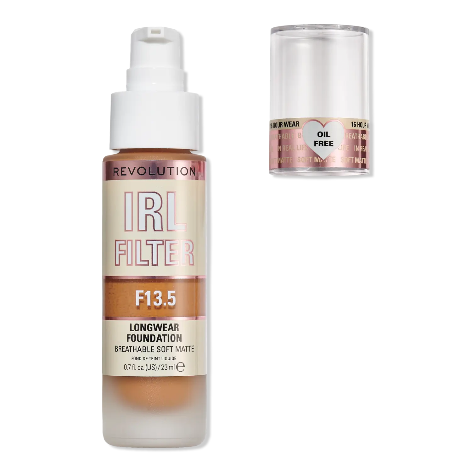 

Тональный крем IRL Filter Longwear Foundation Revolution Beauty, F13.5 (for dark skin tones with a neutral undertone)