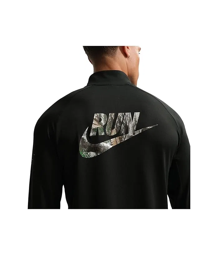 Футболка Dri-FIT Stride Reflective Midlayer Nike, Black/Reflective Silver — фото 4
