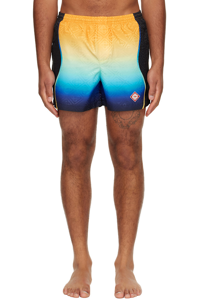 

Casablanca Многоцветные градиентные жаккардовые плавательные шорты