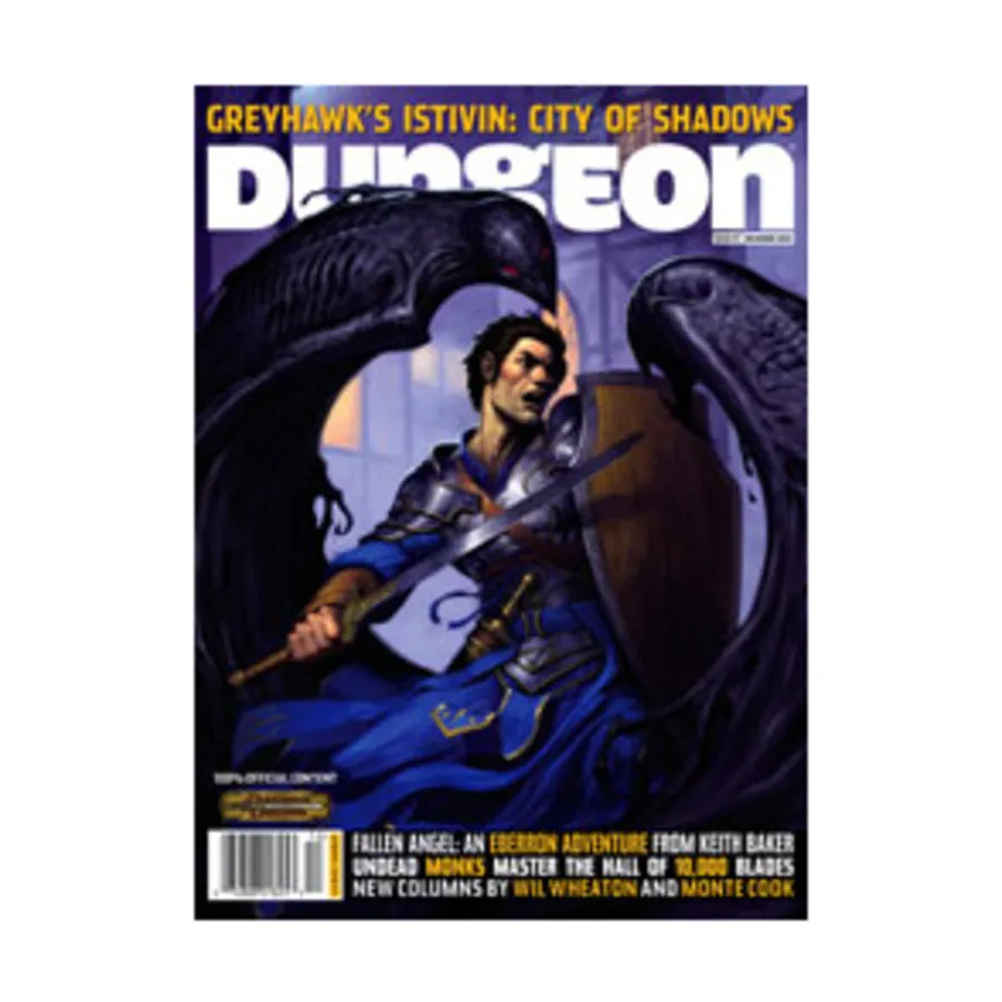 

Журнал #117 "Greyhawk's Istivin - City of Shadows", Dungeon Magazine #101 - #150