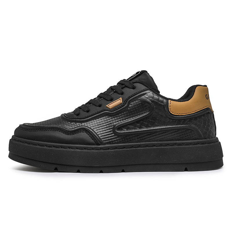 

URBAN AUTHENTIC Скользоустойчивые мужские кэжуал кеды лоу-топ черные, цвет Black