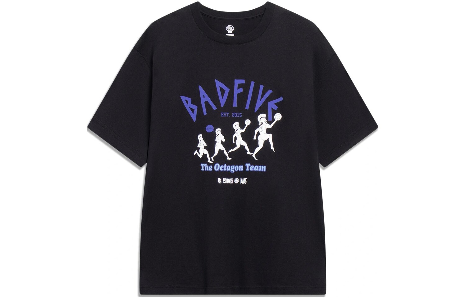 

Футболка Badfive мужская черная Lining, черный