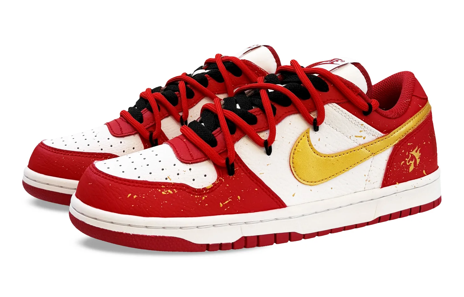 Nike Кроссовки Dunk Low top Skateboard Unisex Red — фото 4