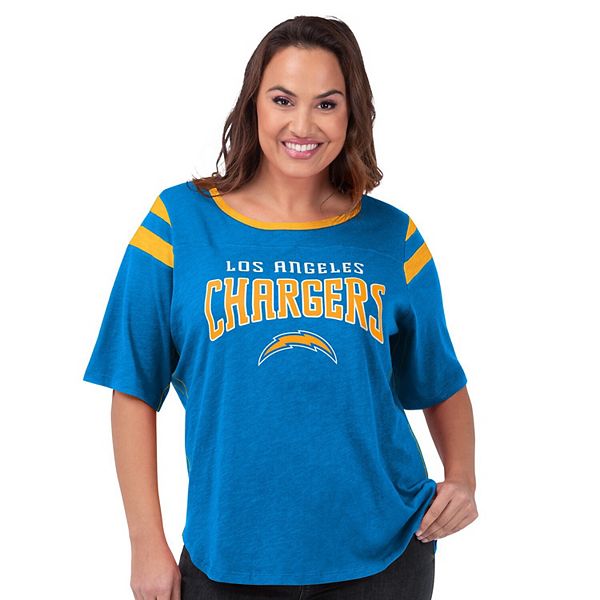 

Футболка Los Angeles Chargers plus size G-Iii 4Her By Carl Banks