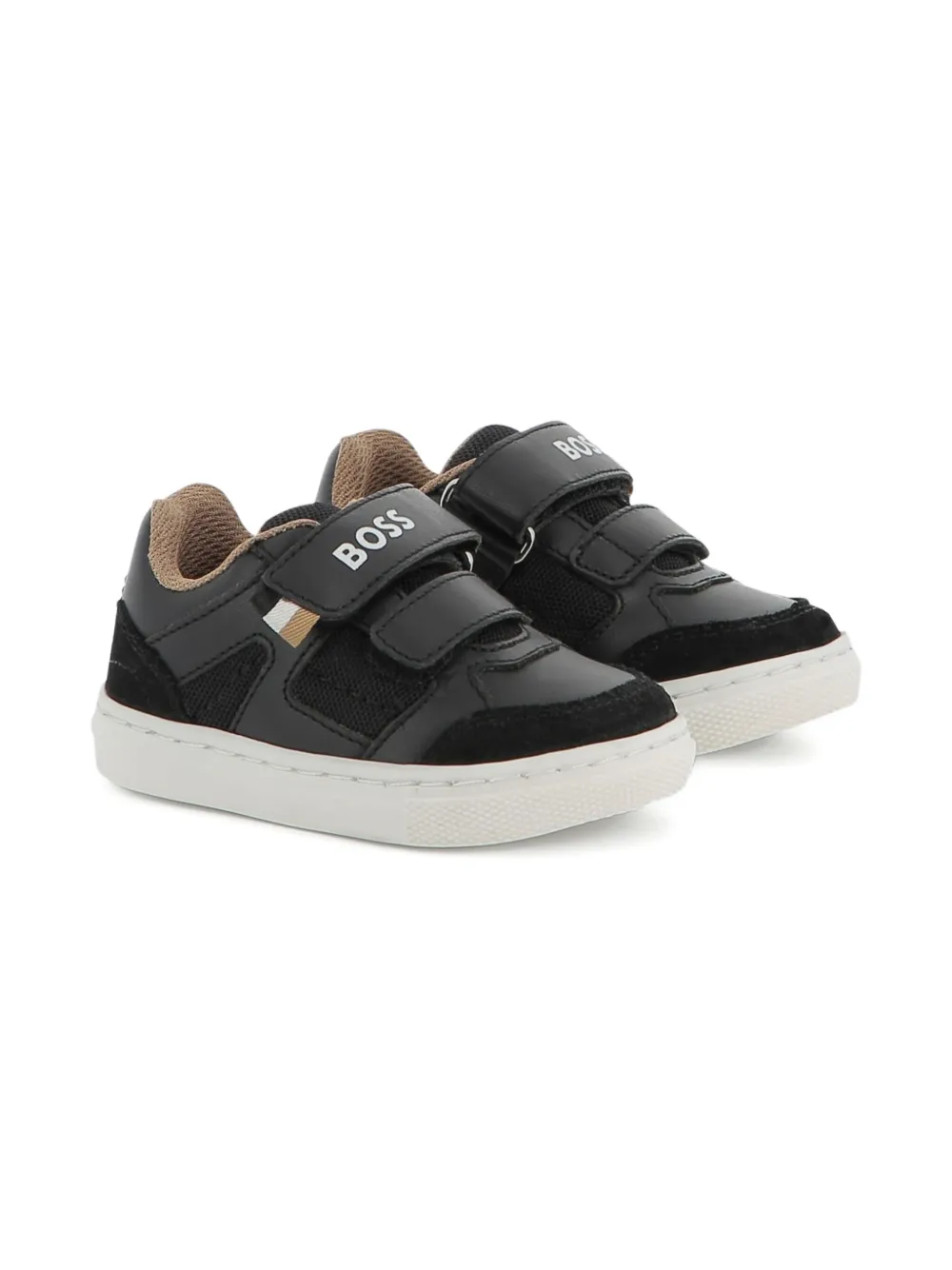 

Кеды на липучках BOSS Kidswear, черный