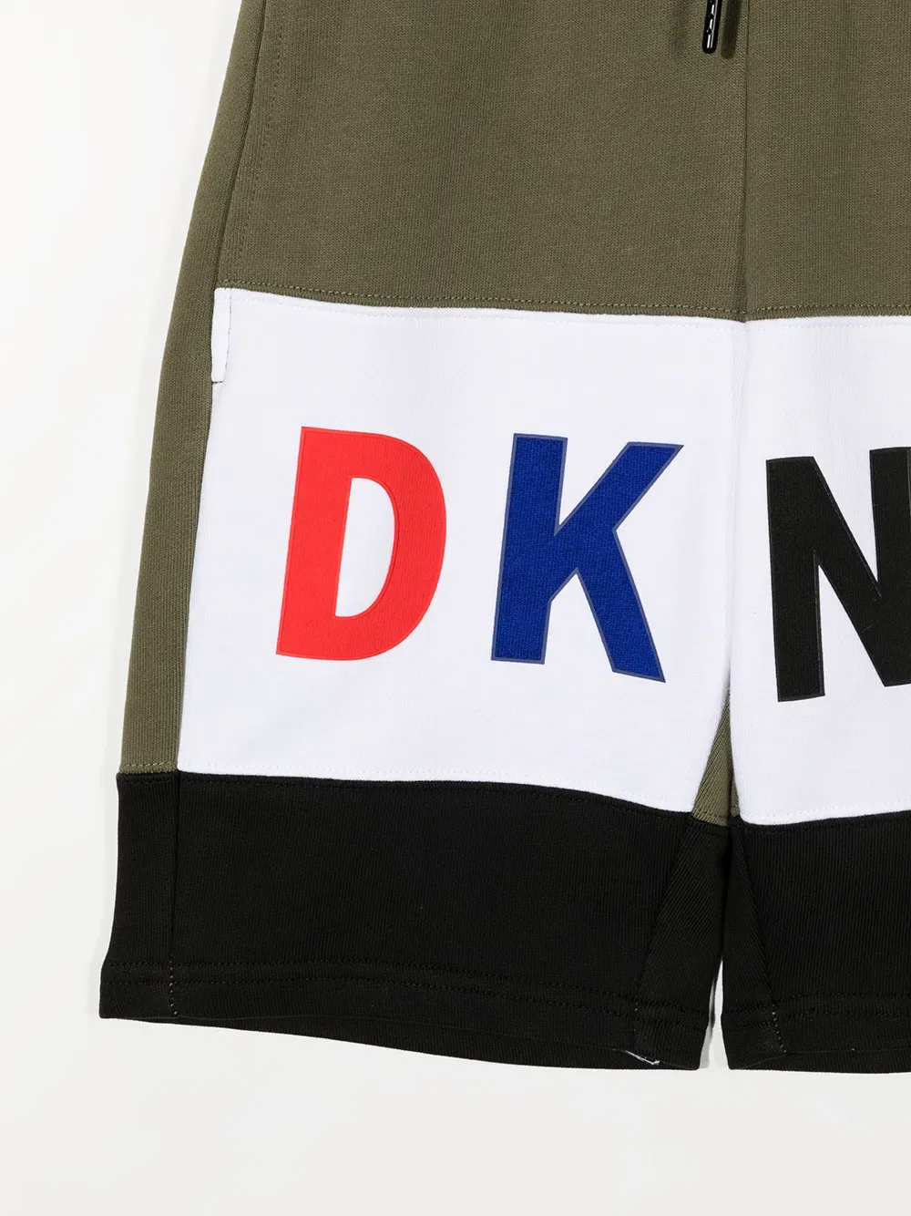 Подростковые спортивные шорты с логотипом Dkny Kids, зеленый — фото 3