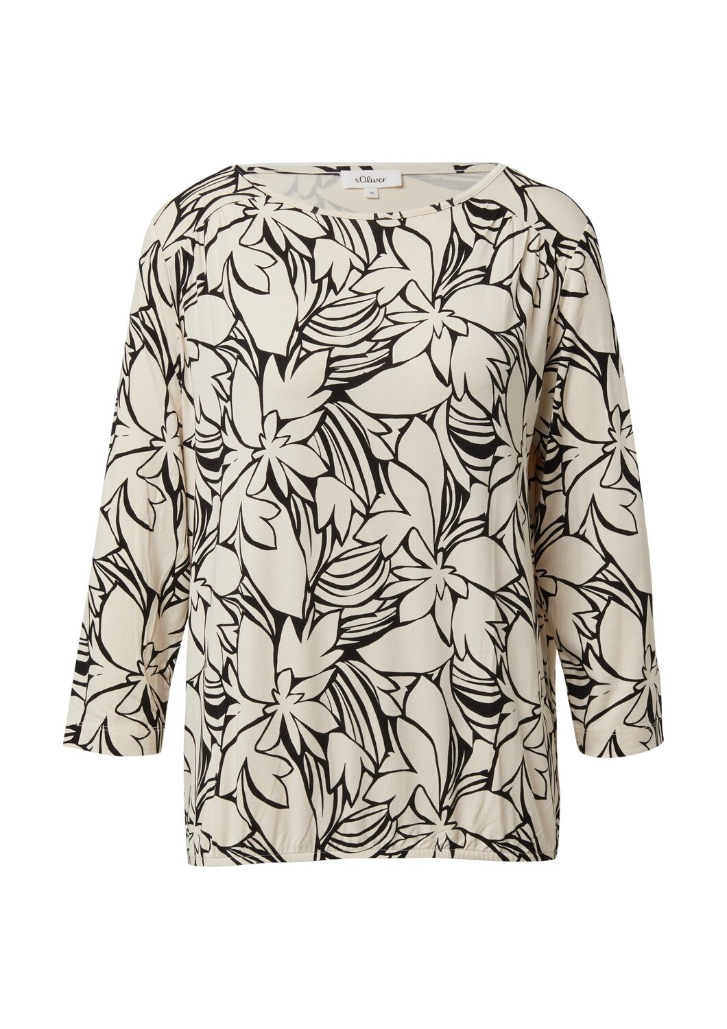 

s.Oliver Лонгслив в бежевом цвете