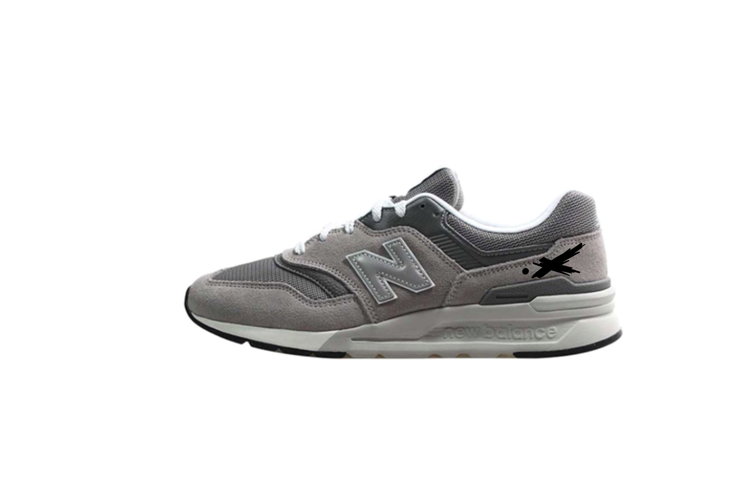 

Кроссовки New Balance NB 997 Lifestyle Shoes Unisex Low-top Gray, светло-серый