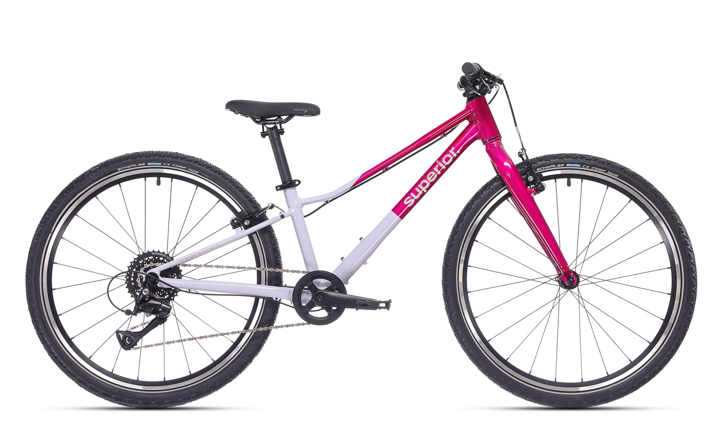 

Детский велосипед Superior f.l.y. 24 vb (2026) - 24 дюймов kinderfahrrad - gloss purple