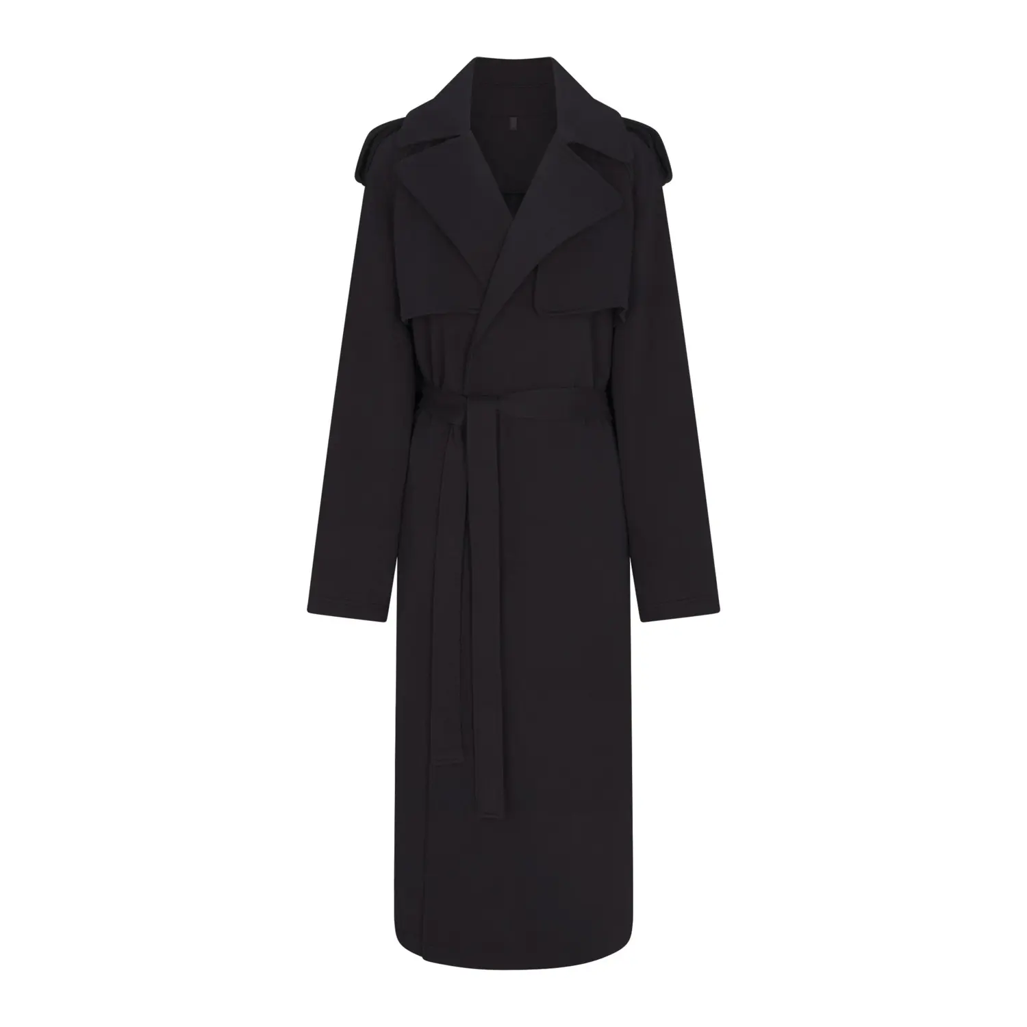 

Пальто SS25 Женское, цвет «выстиранный оникс»/«выстиранный агат», лацканы средней высоты Skims, washed onyx/washed agate