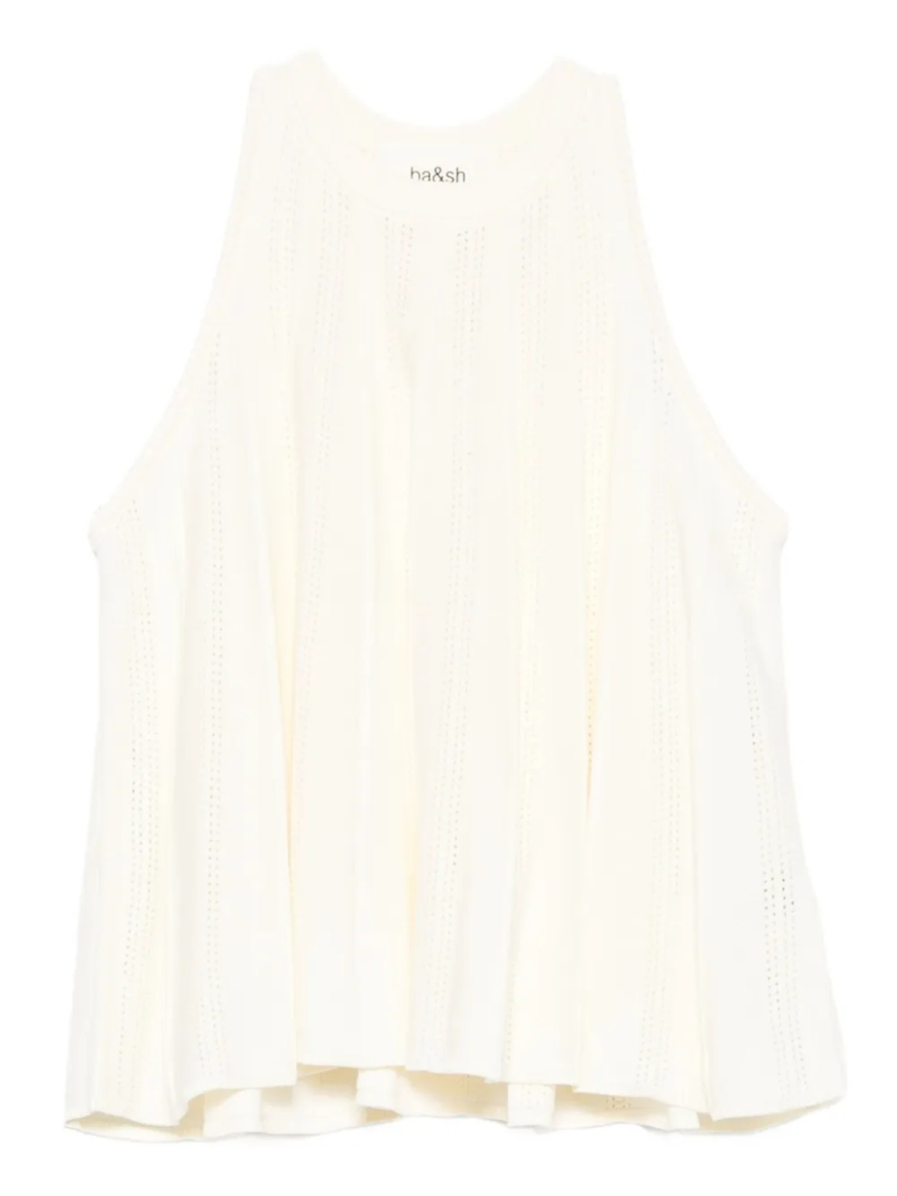 

Топ Ba&Sh Serres с плиссировкой и воротником-халтер, нейтральный