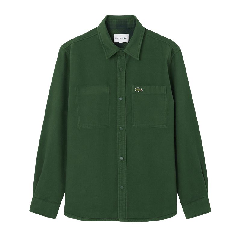 

Мужская рубашка LACOSTE, зеленый/черный