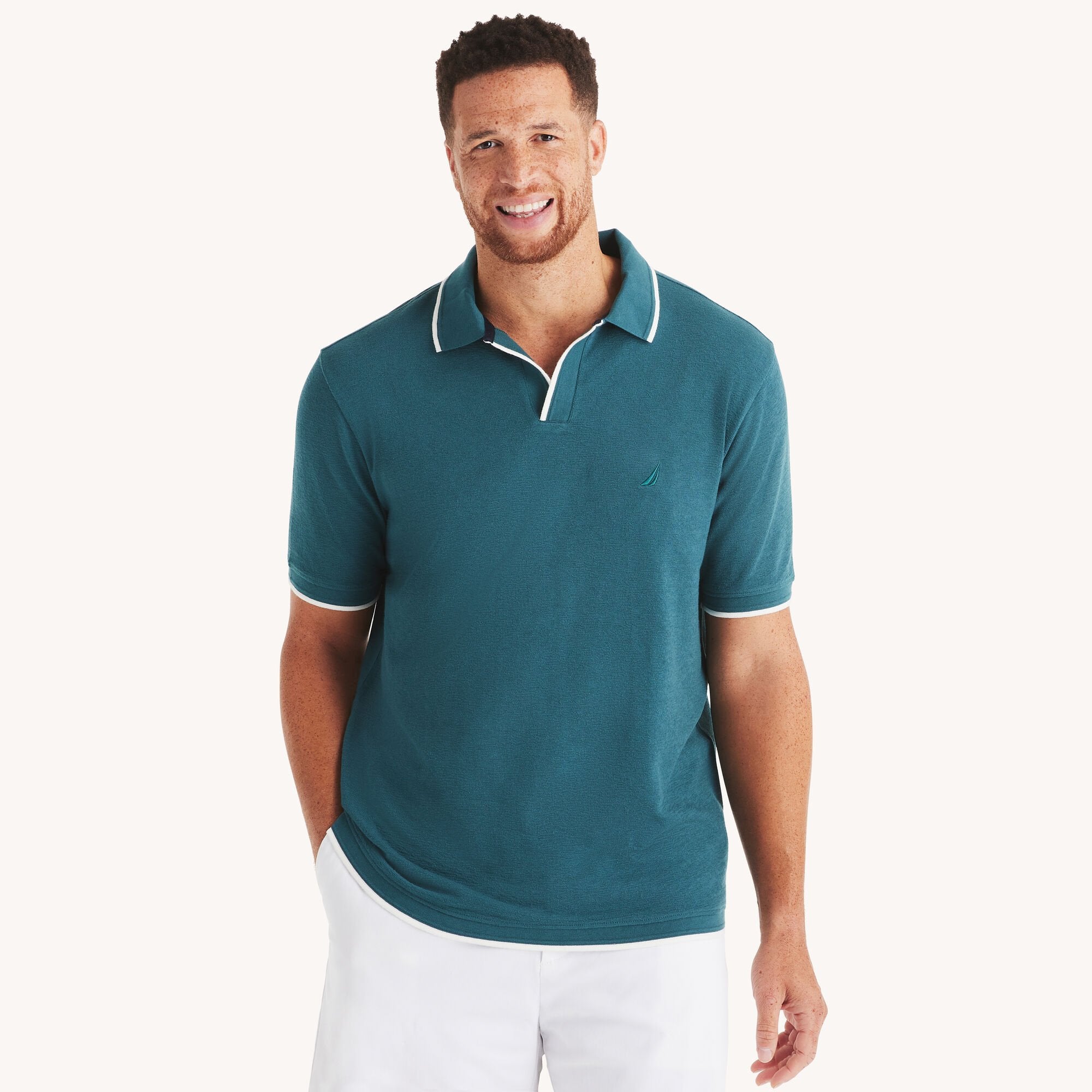 

Мужское поло Nautica Classic Fit для больших и высоких, цвет deep atlantic 19-4726 tcx