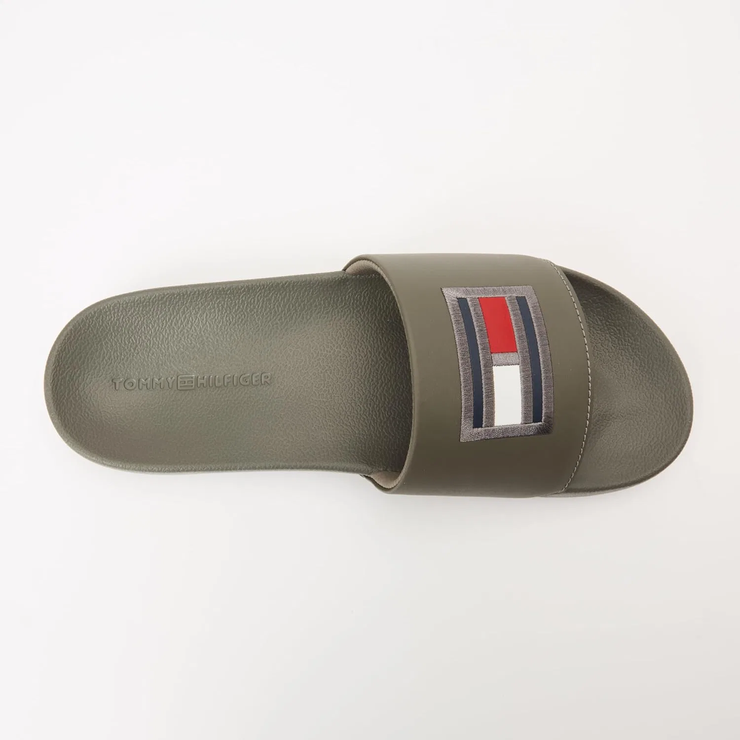 Мужские шлепанцы Tommy Hilfiger для бассейна, серый — фото 3