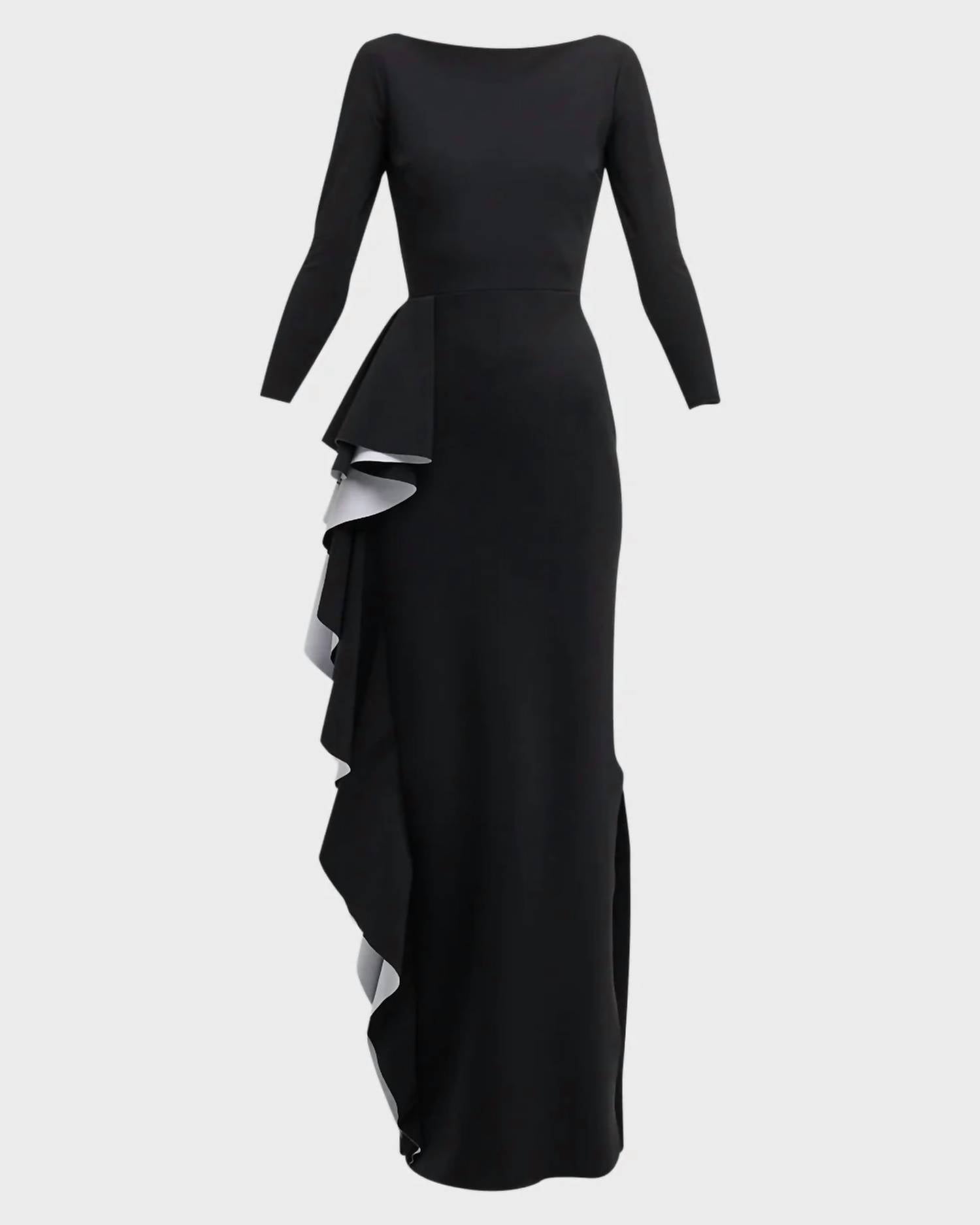 

Acheloo Джерси миди-платье в черном цвете Chiara Boni