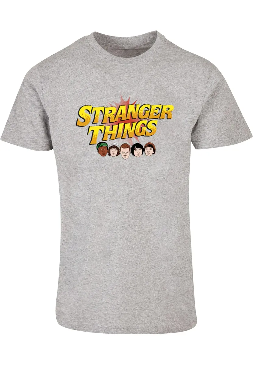 

Футболка ABSOLUTE CULT "Мужская футболка ABSOLUTE CULT Stranger Things - Comic Heads ", серый