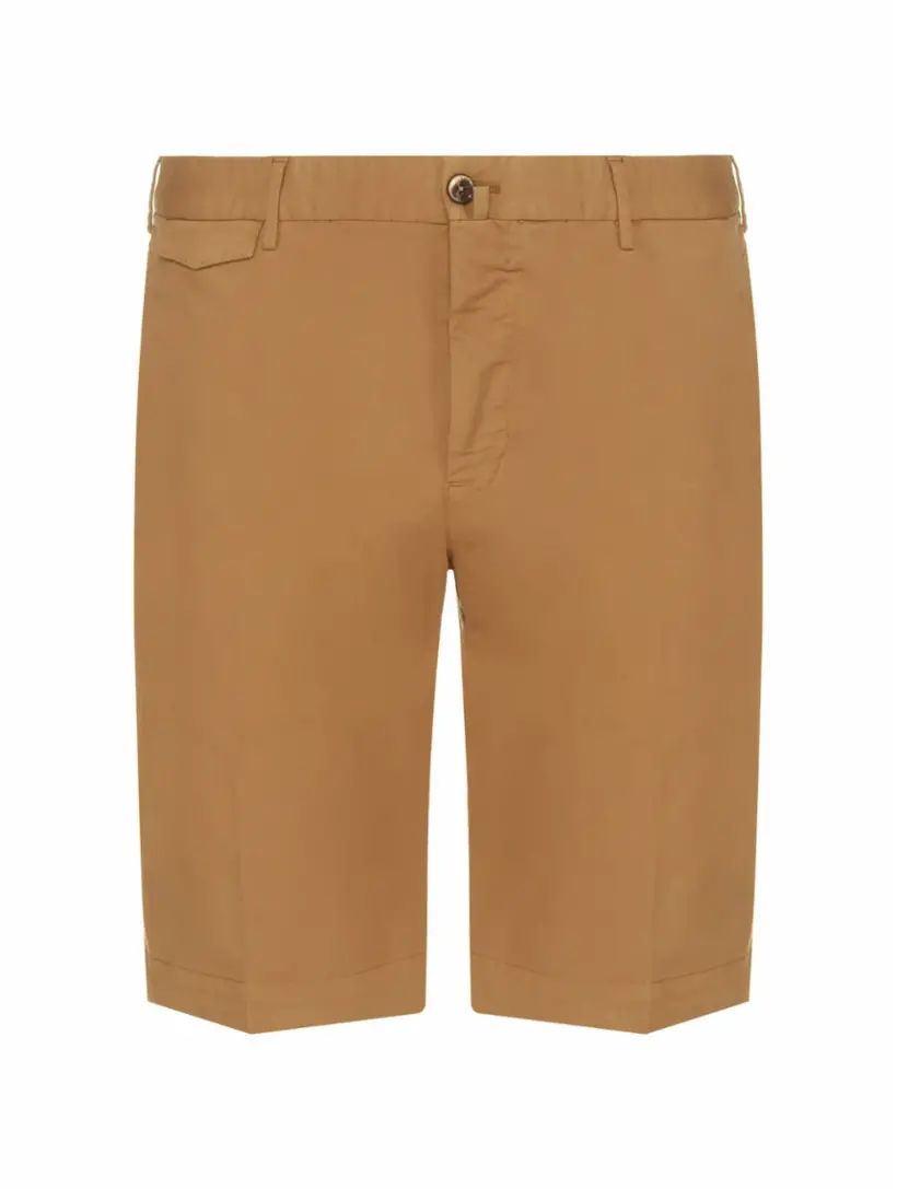 

Хлопковые шорты-бермуды Pantaloni Torino, коричневый