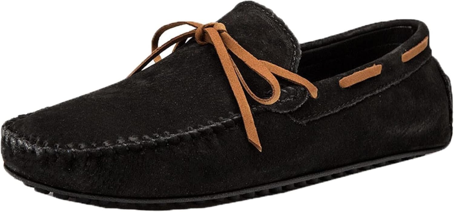 

Мужские повседневные лоферы OXCOWNIU, с регулируемой шнуровкой, плоской подошвой, мужские скейт-ботинки, черный