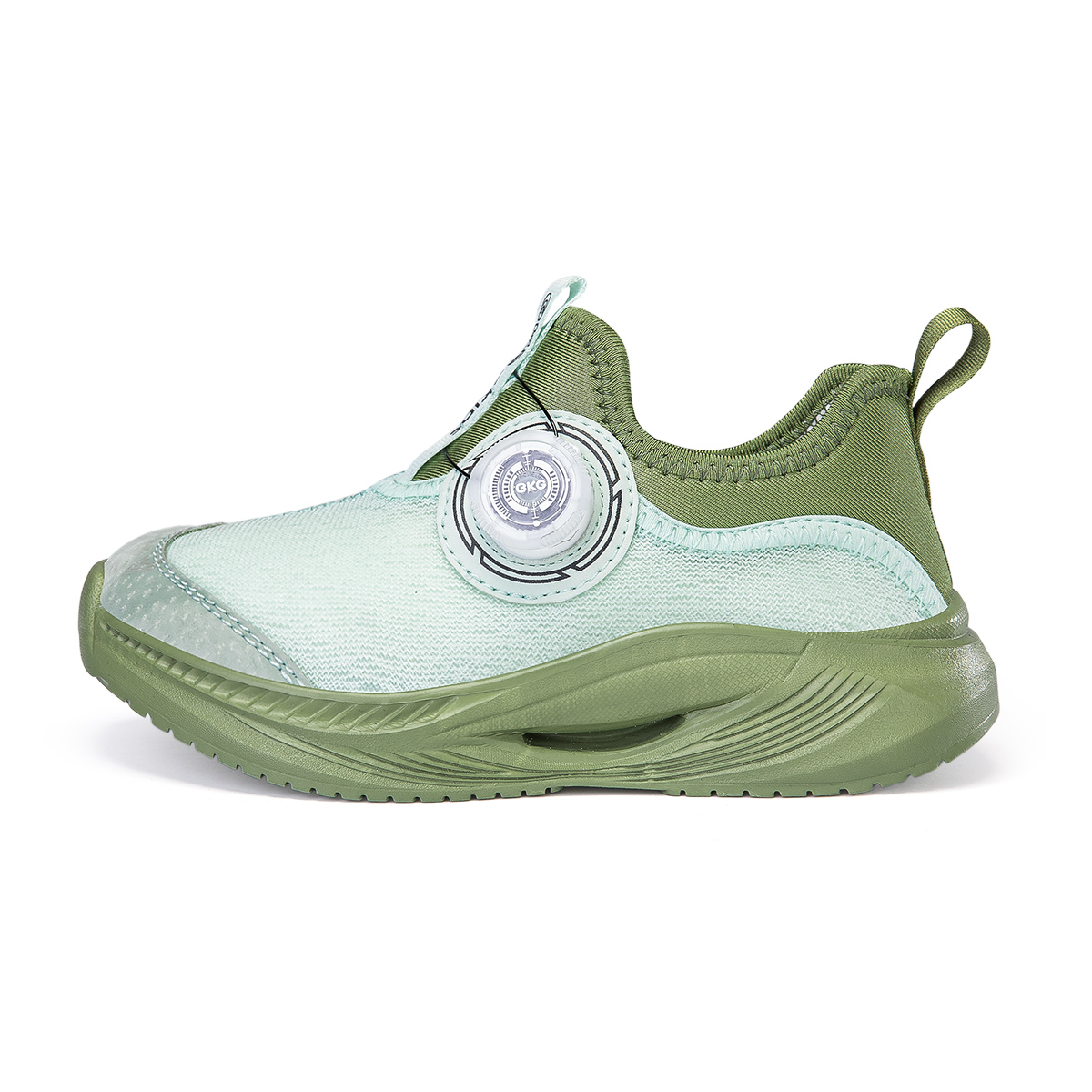 

Износостойкие дышащие легкие амортизирующие детские повседневные кроссовки Kids' BKG, зеленый