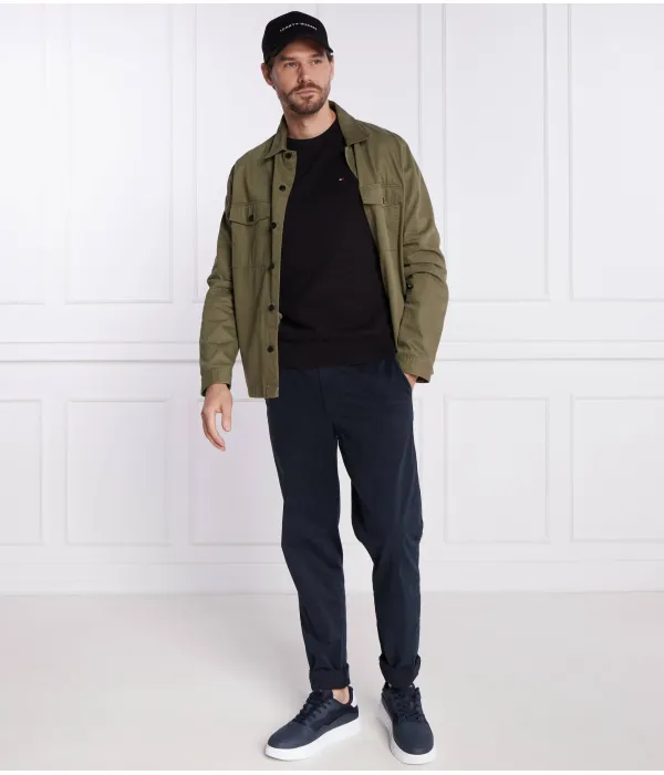 Классический свитер с круглым вырезом Regular fit Tommy Hilfiger, черный — фото 2