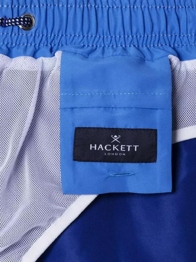 Детские плавательные шорты на завязках, ярко-синие Hackett London, Electric Blue — фото 3