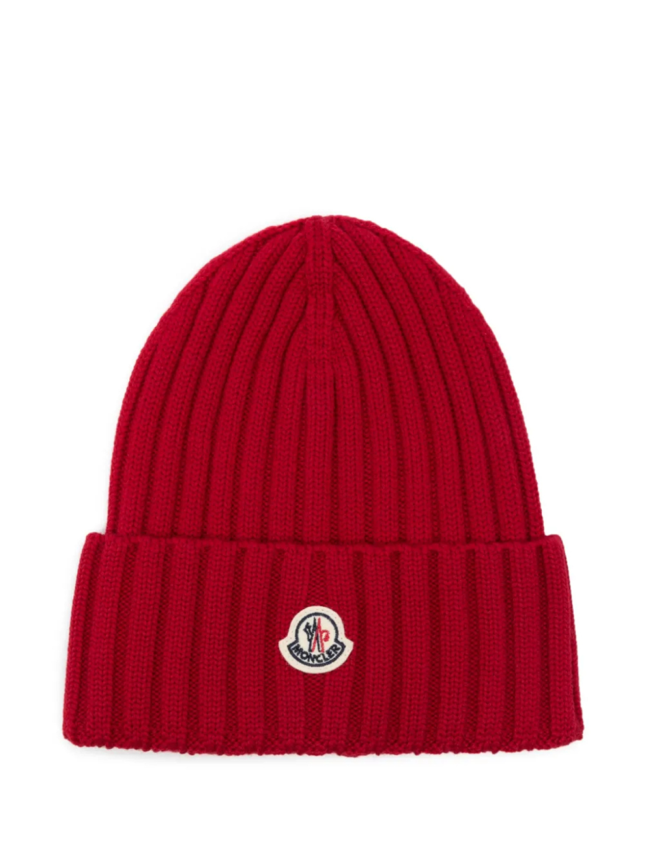 

Шапка из натуральной шерсти Moncler, красный