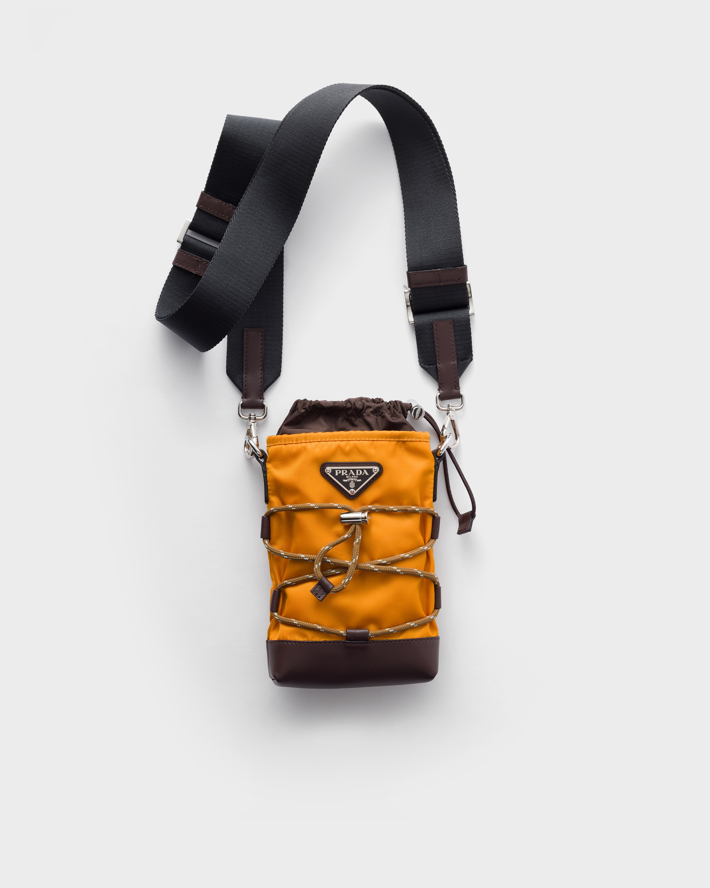 

Чехол для смартфона Prada Speedrock из Re-Nylon и кожи, оранжевый