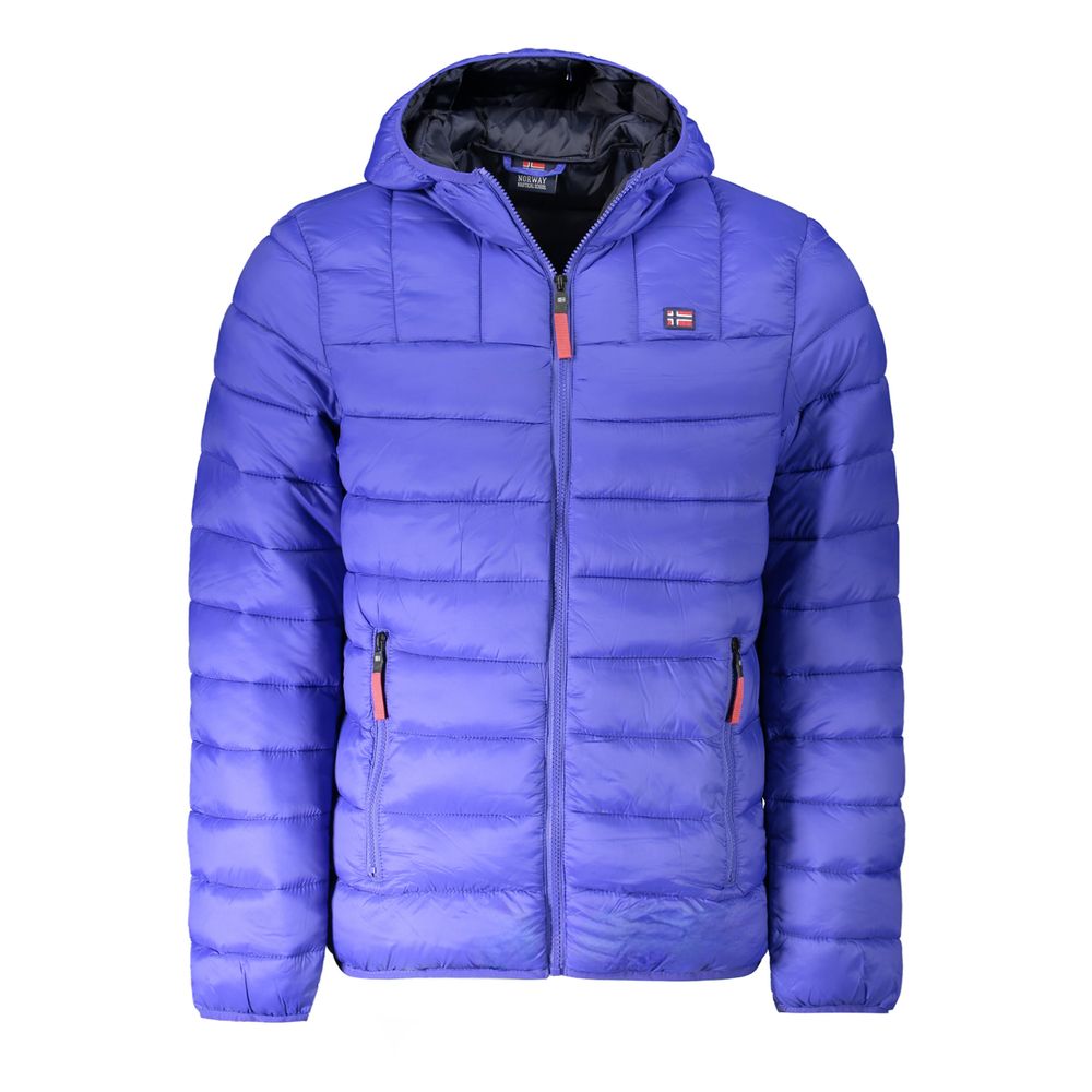 

Синяя мужская куртка из полиамида Geographical Norway