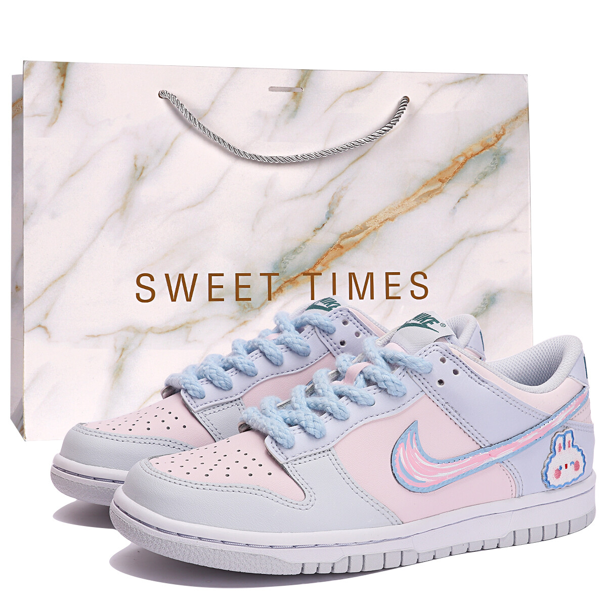 

Женские кроссовки для скейтбординга Nike Dunk, Light powder blue