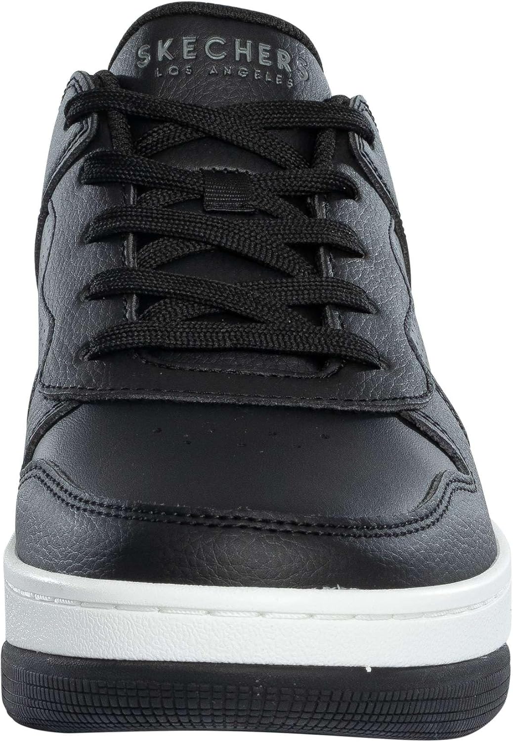 Мужские слипоны Skechers Uno Court - Acacia без использования рук, черный — фото 4