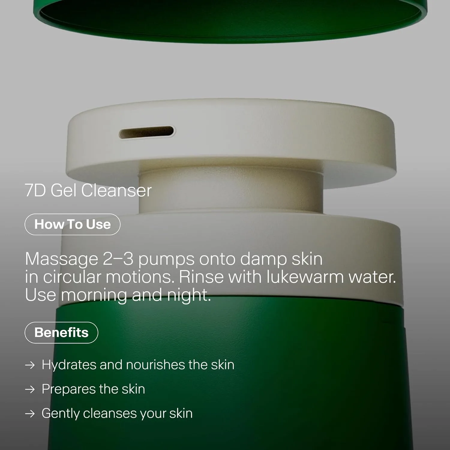 Набор для ухода за лицом Humanrace Ultra-Hydrating 7D Hyaluronic Acid Gel Один размер, Green — фото 4