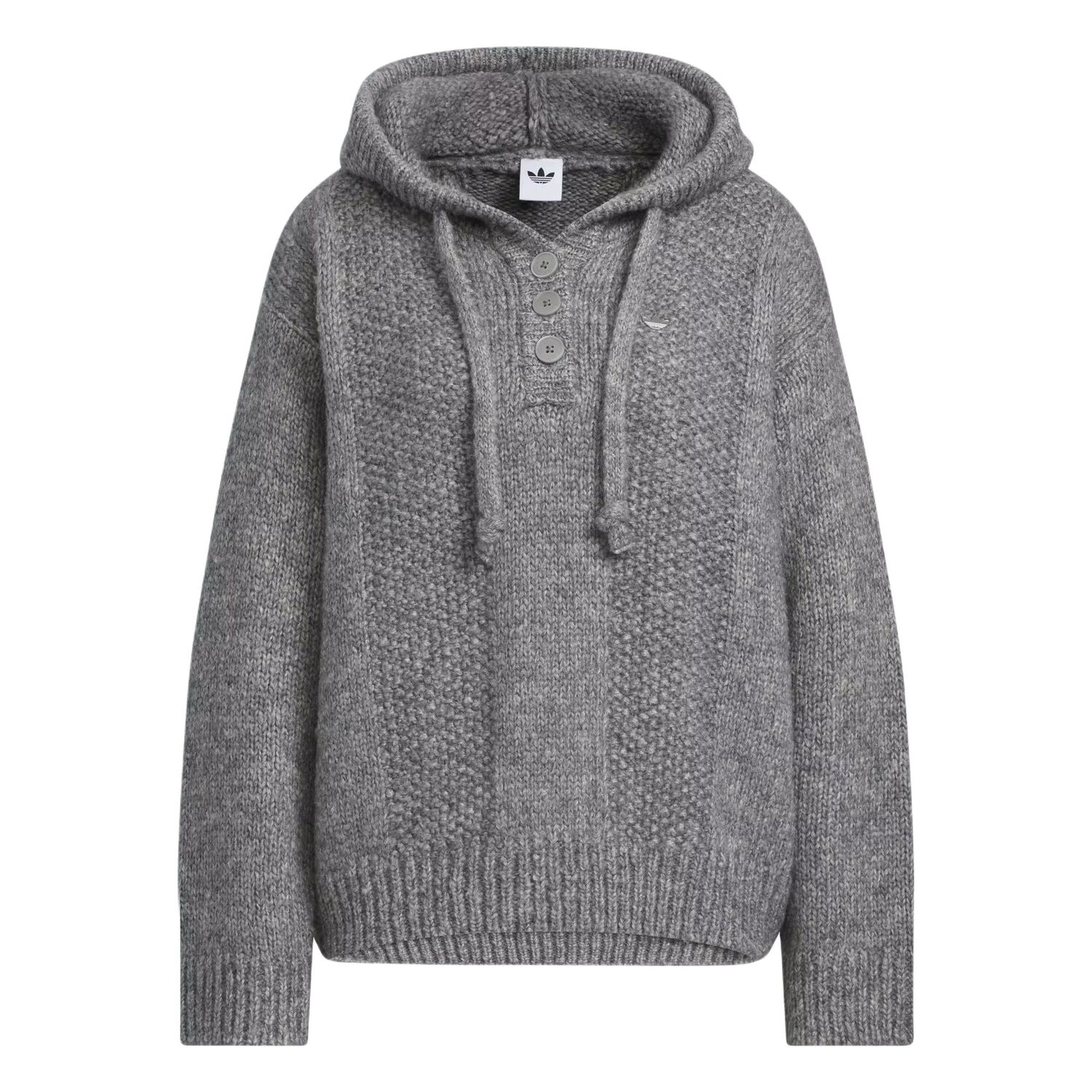 

Вязаный свитер FW25 для женщин Adidas Originals, серый