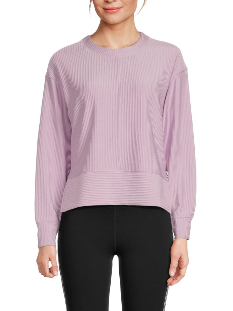 

Толстовка в рубчик DKNY, цвет Orchid