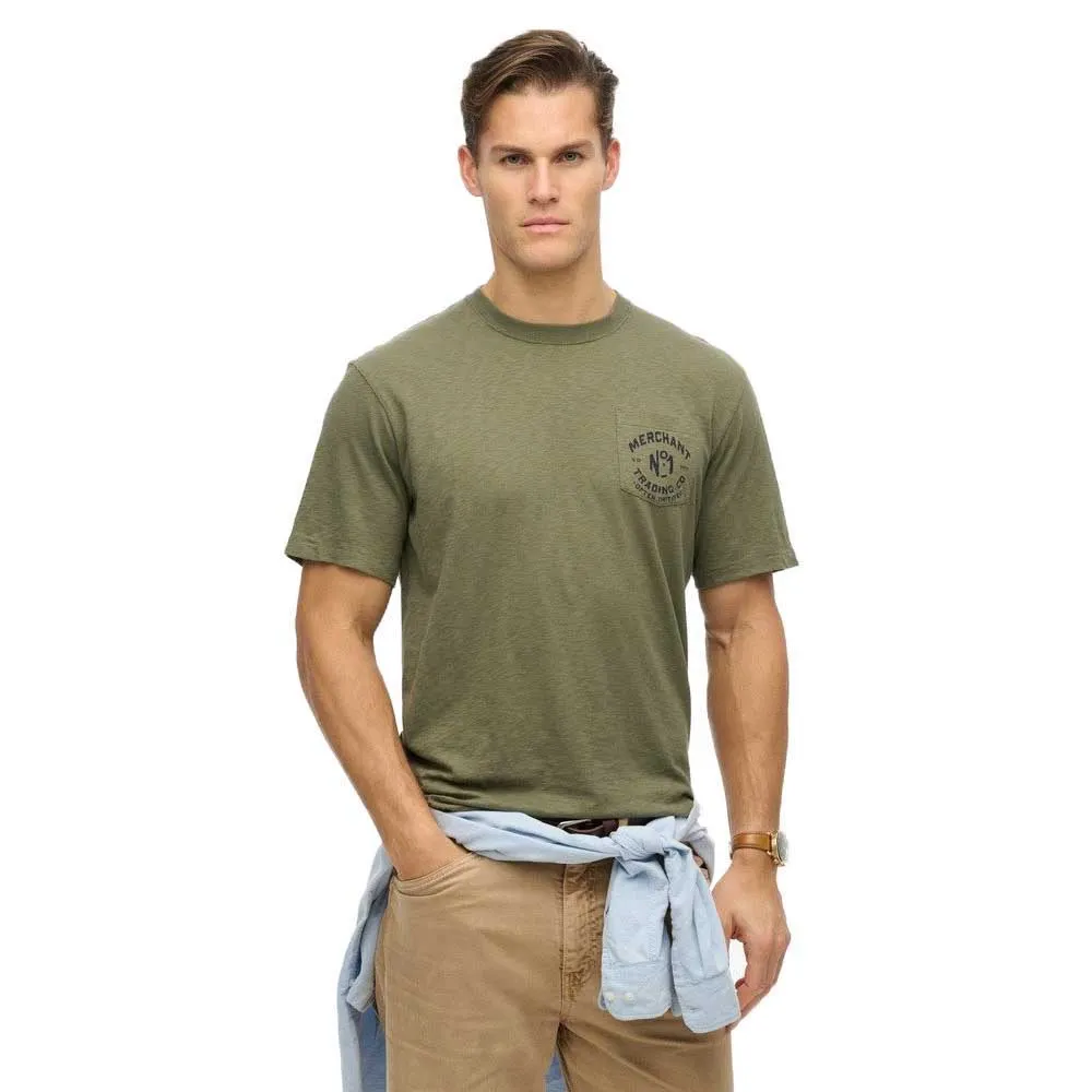 

Футболка с коротким рукавом Superdry Merchant Graphic, зеленый