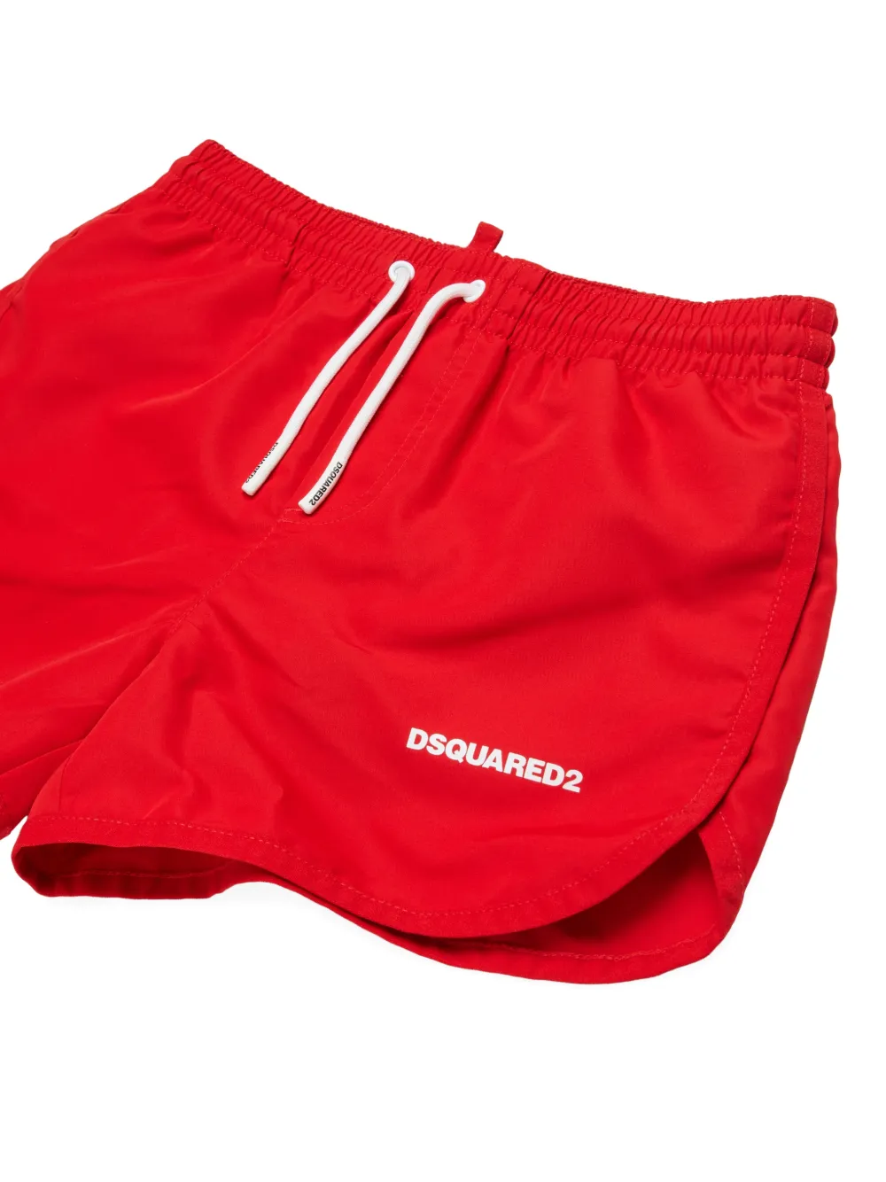 Плавки-шорты с эластичным поясом Dsquared2 Kids, красный — фото 3