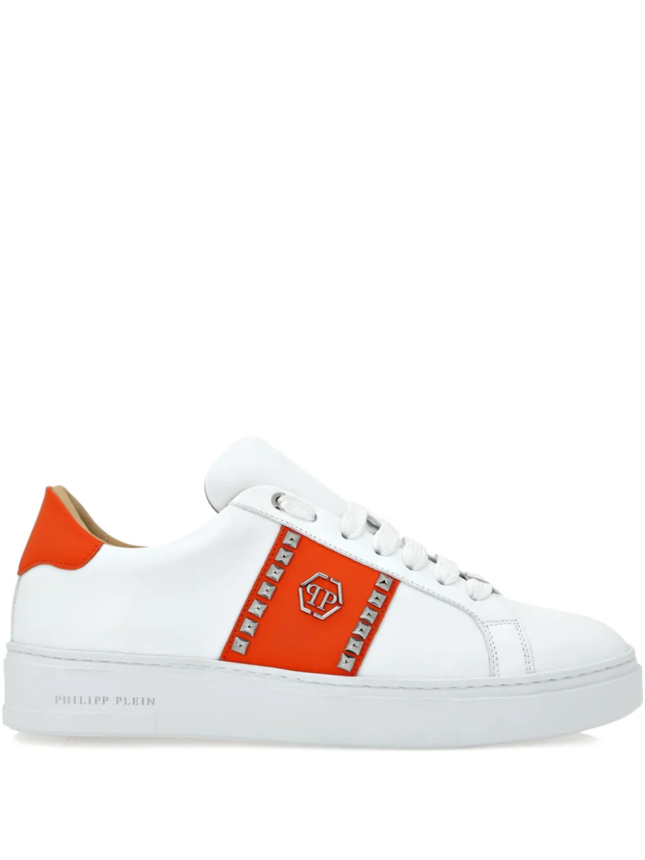 

Philipp Plein кроссовки с заклепками, белый