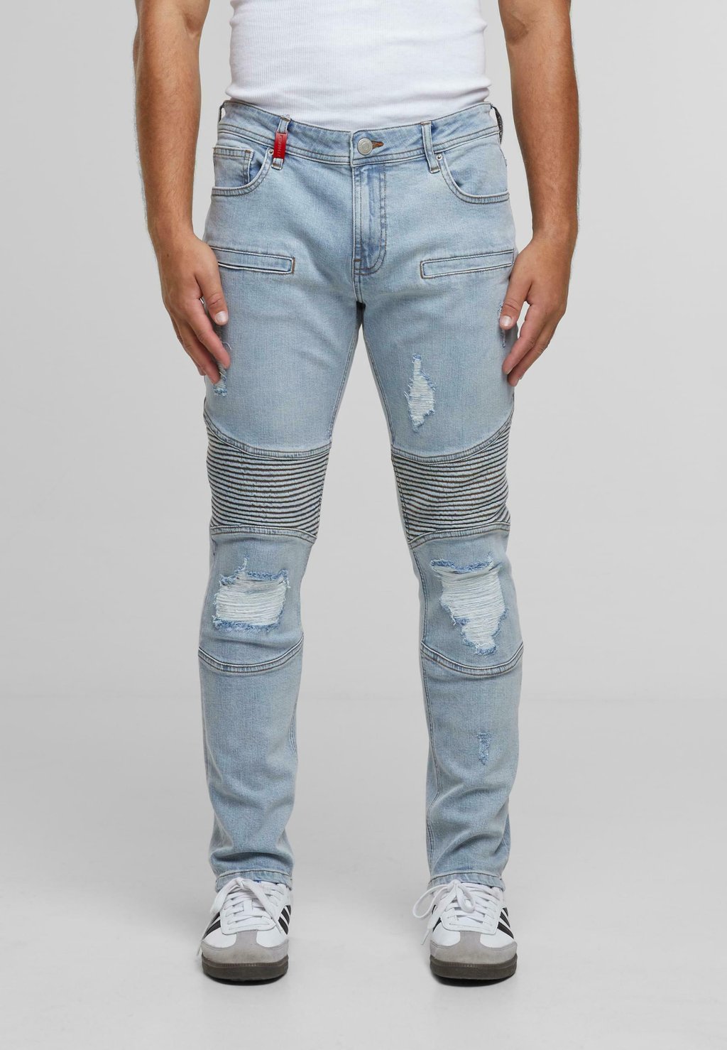 

Джинсы облегающего кроя OSCAR RIPPED 2Y Premium, цвет Ice Blue