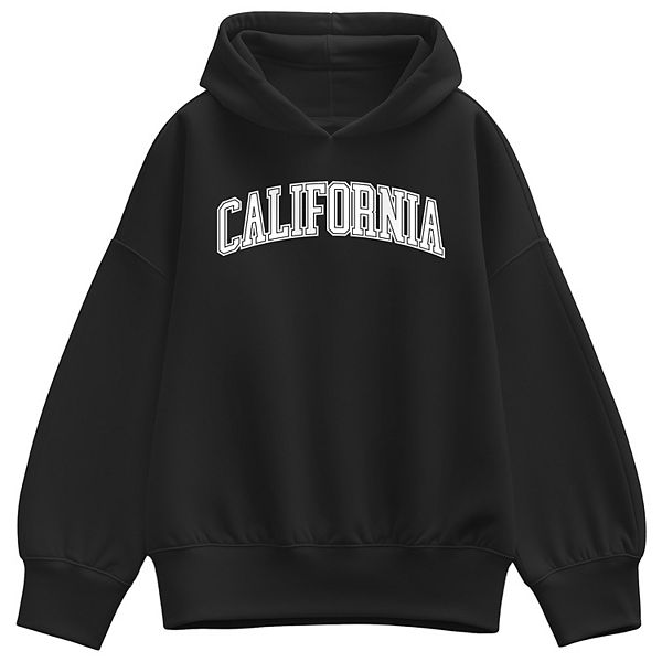 

Женский калифорнийский оверсайз худи с флисом Licensed Character, Black, Черный, Женский калифорнийский оверсайз худи с флисом Licensed Character, Black