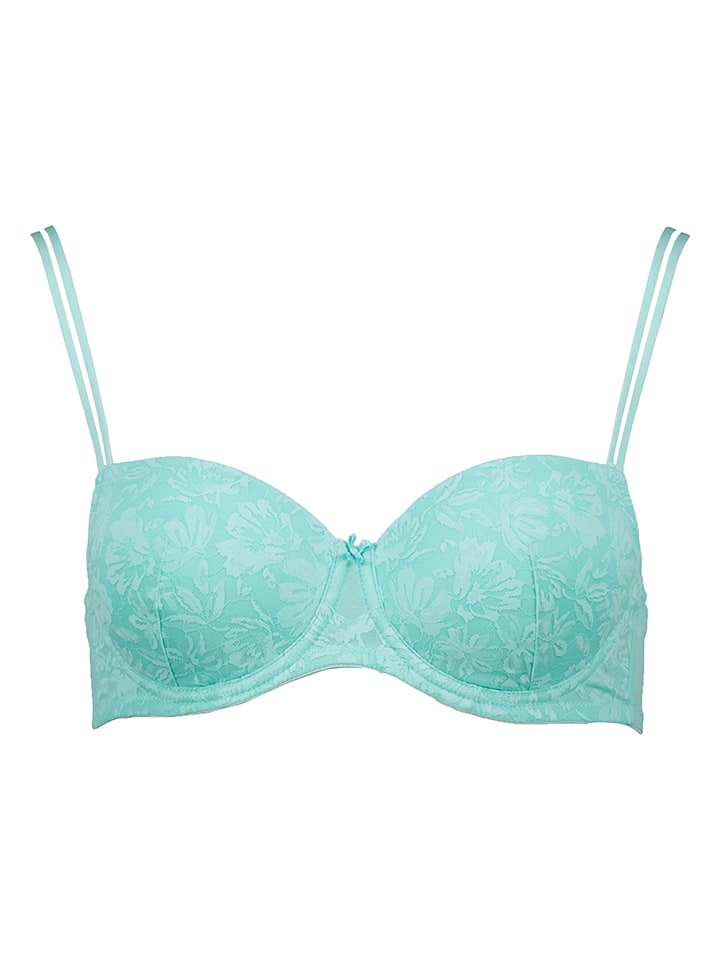 

LASCANA Бюстгальтер балконет бирюзового цвета