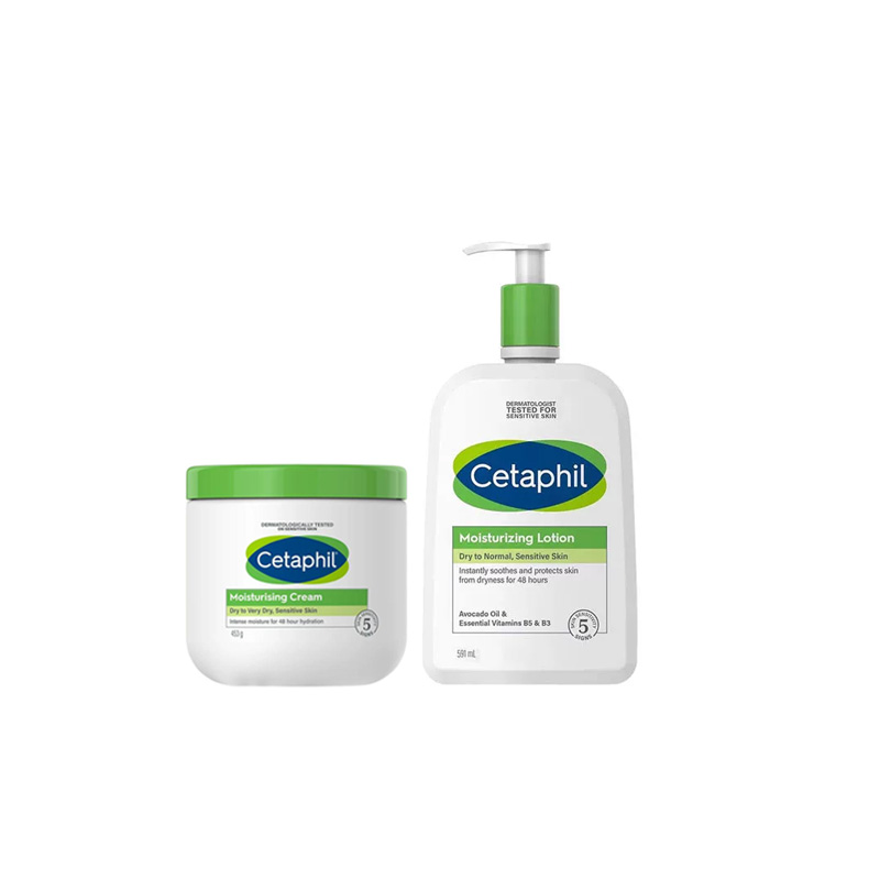 

Cetaphil Набор увлажняющего масла для тела big white can успокаивающая кожа 550г+125мл+85г