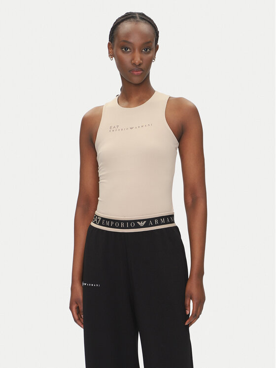 

Стройное боди 7W000338 AF12625 U6155 Ea7 Emporio Armani, бежевый