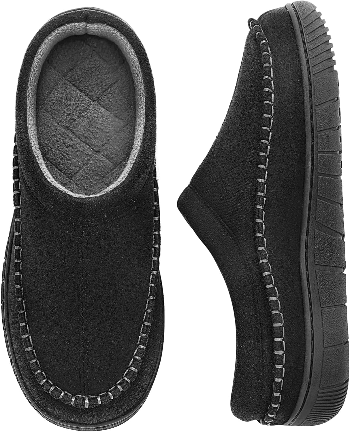 

Мужские тапочки MIXIN для дома и улицы, с эффектом памяти, теплые, пушистые, удобные, антискользящие мокасины, серый