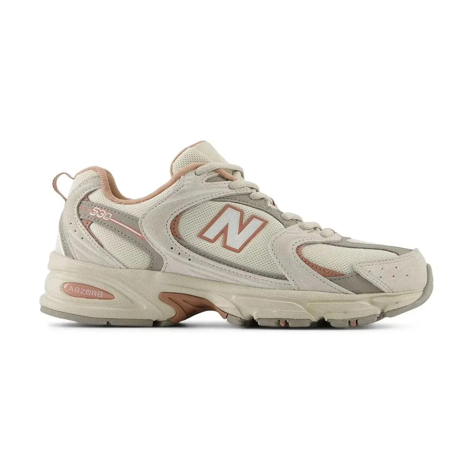 Кроссовки New Balance 530 U530SMA для мужчин, модель Timberwolf, спортивные беговые кроссовки LIQ326, белый