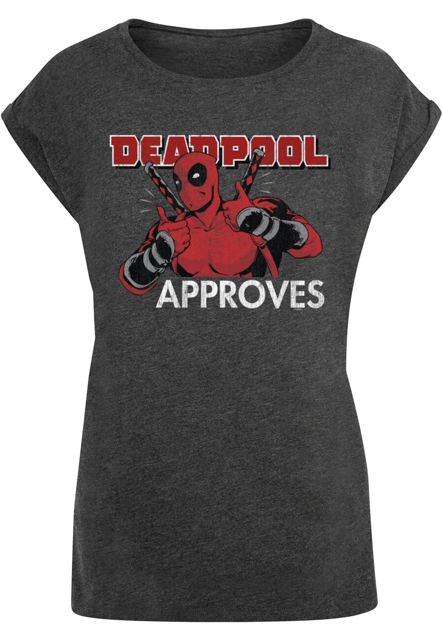 

Рубашка ABSOLUTE CULT Deadpool - Approves, темно-серый