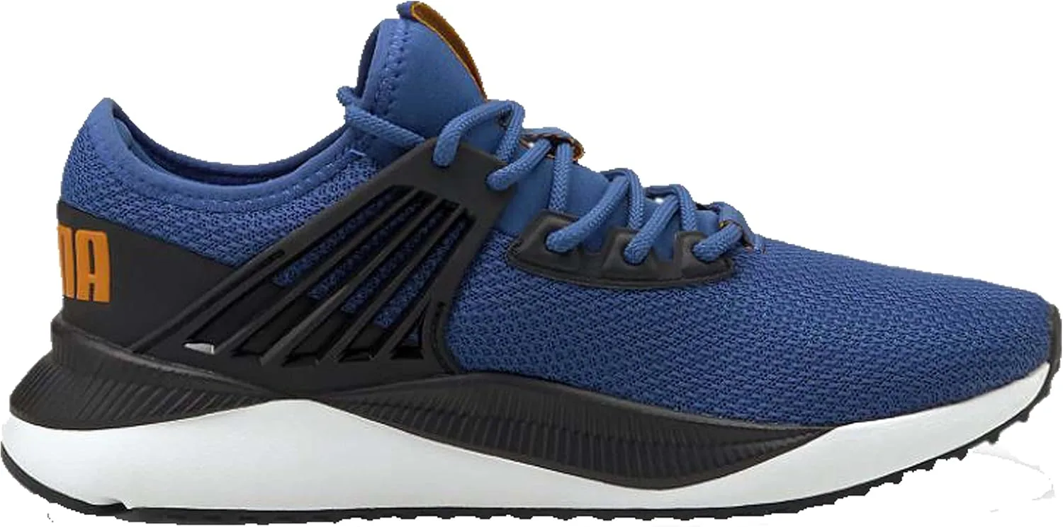 Мужские кроссовки PUMA Pacer Future, черный/синий/оранжевый — фото 2
